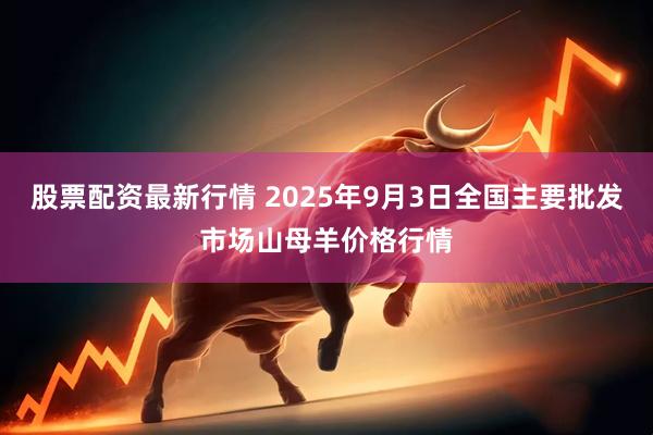 股票配资最新行情 2025年9月3日全国主要批发市场山母羊价格行情